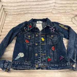 NWTs: Lola + The Boys Embellished Denim Jacket for Kids